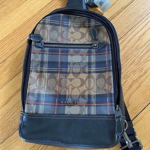 Tags-on Coach backpack